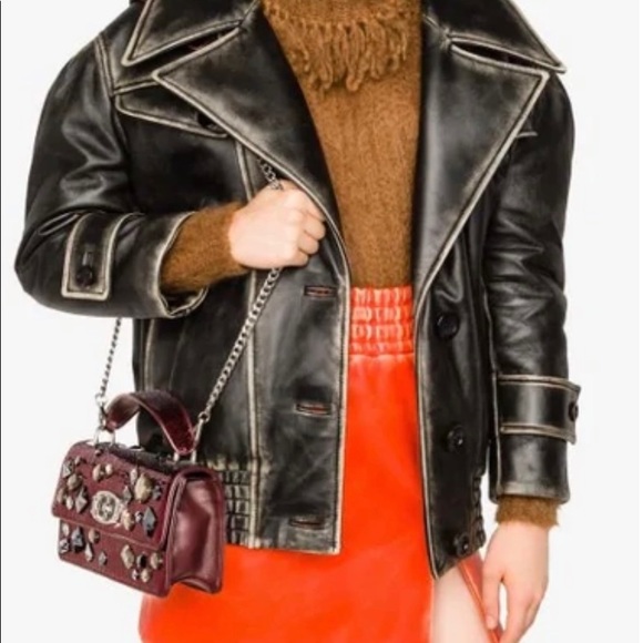 AUTHENTIC MIU MIU Cross body bag SequinRhinestones/gently used - Picture 5 of 12